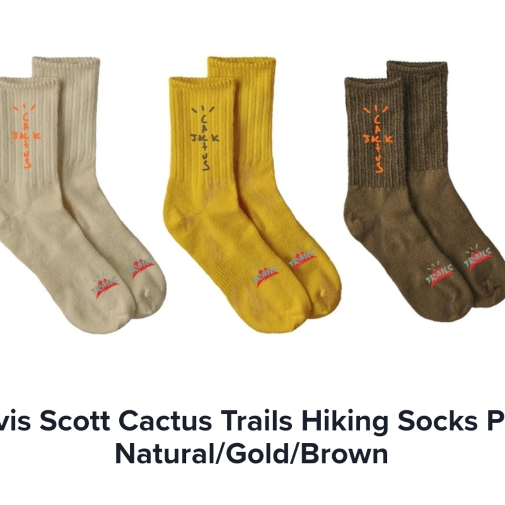 Travis Scott Cactus Jack Hiking Socks